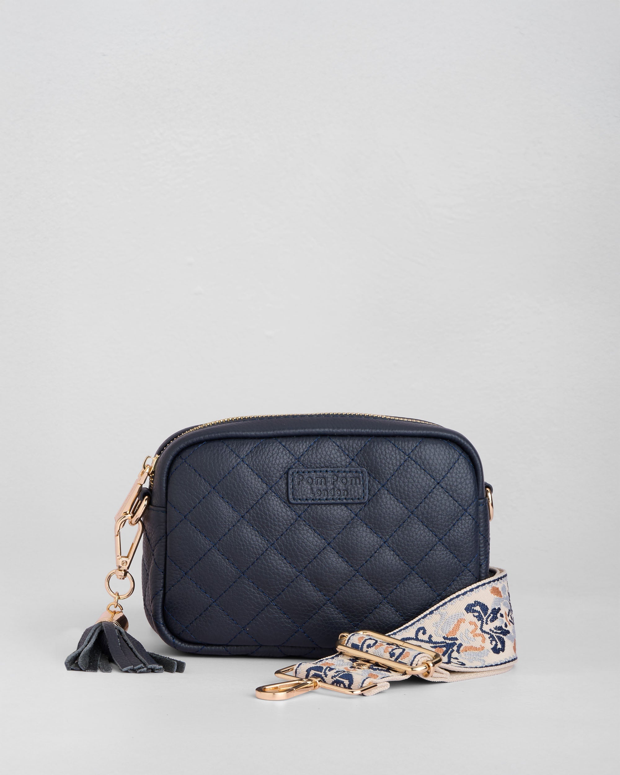 Quilted City MINI Bag Navy & Accessories