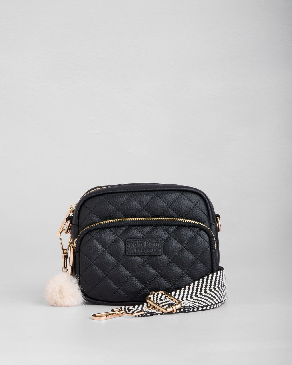 Quilted Original MINI Bag Black & Accessories