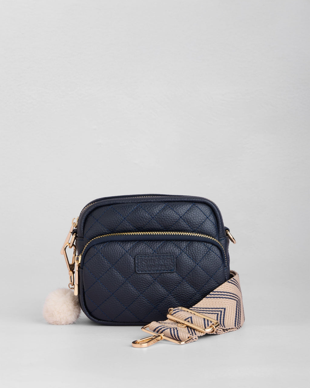 Quilted Original MINI Bag Navy & Accessories