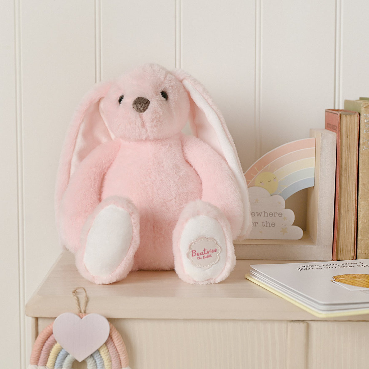Beatrice The Classical Plush Pink Bunny 12 in 2