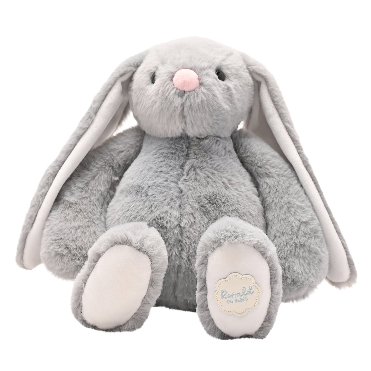 Ronald The Classical Plush Grey Bunny 12 in