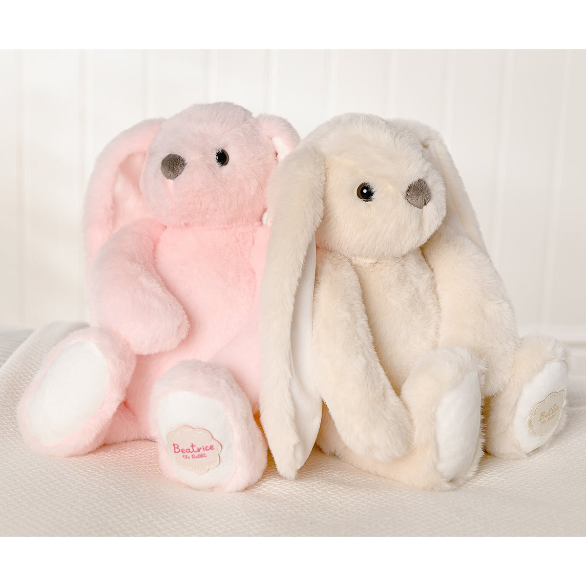 Bella The Classical Plush White Bunny 12 in 4