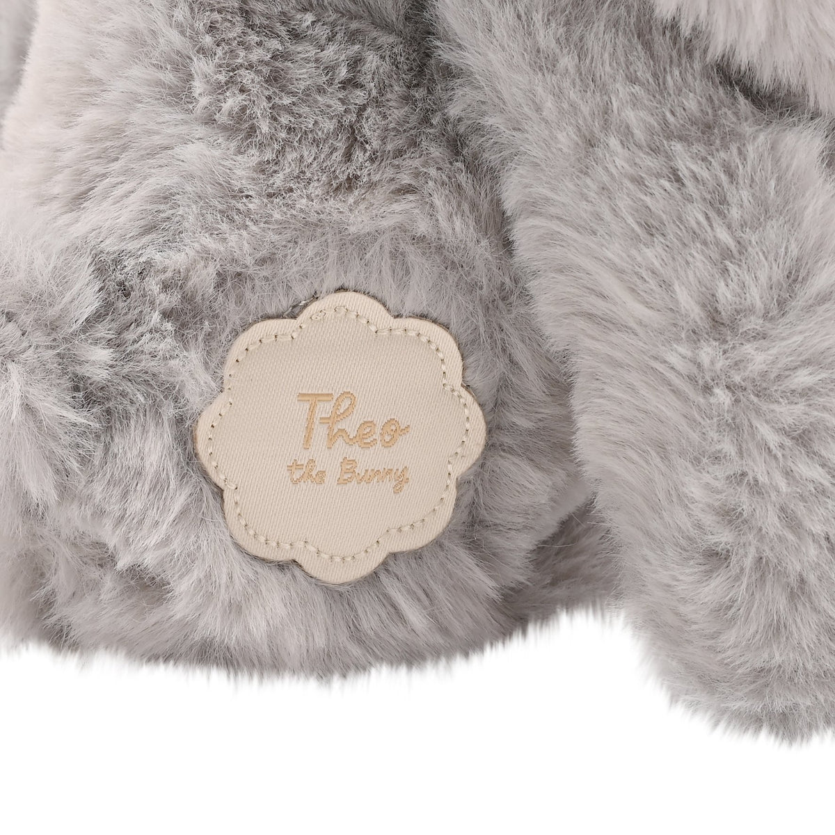 Theo The Plush Long Leg Grey Bunny 14 in 4