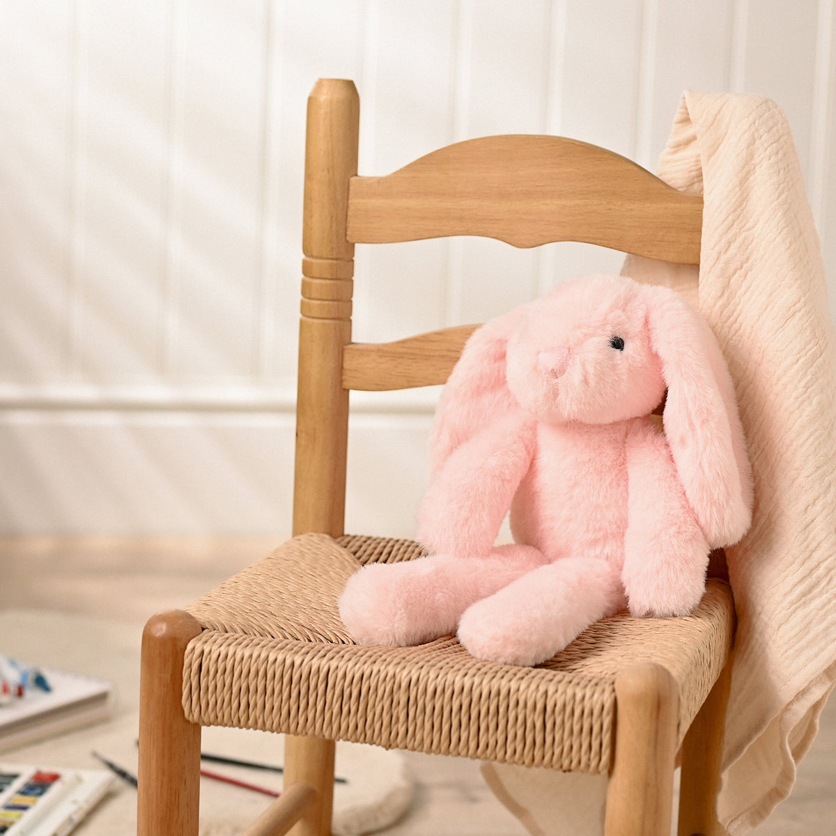 Katie The Plush Long Leg Light Pink Bunny 14 in 2