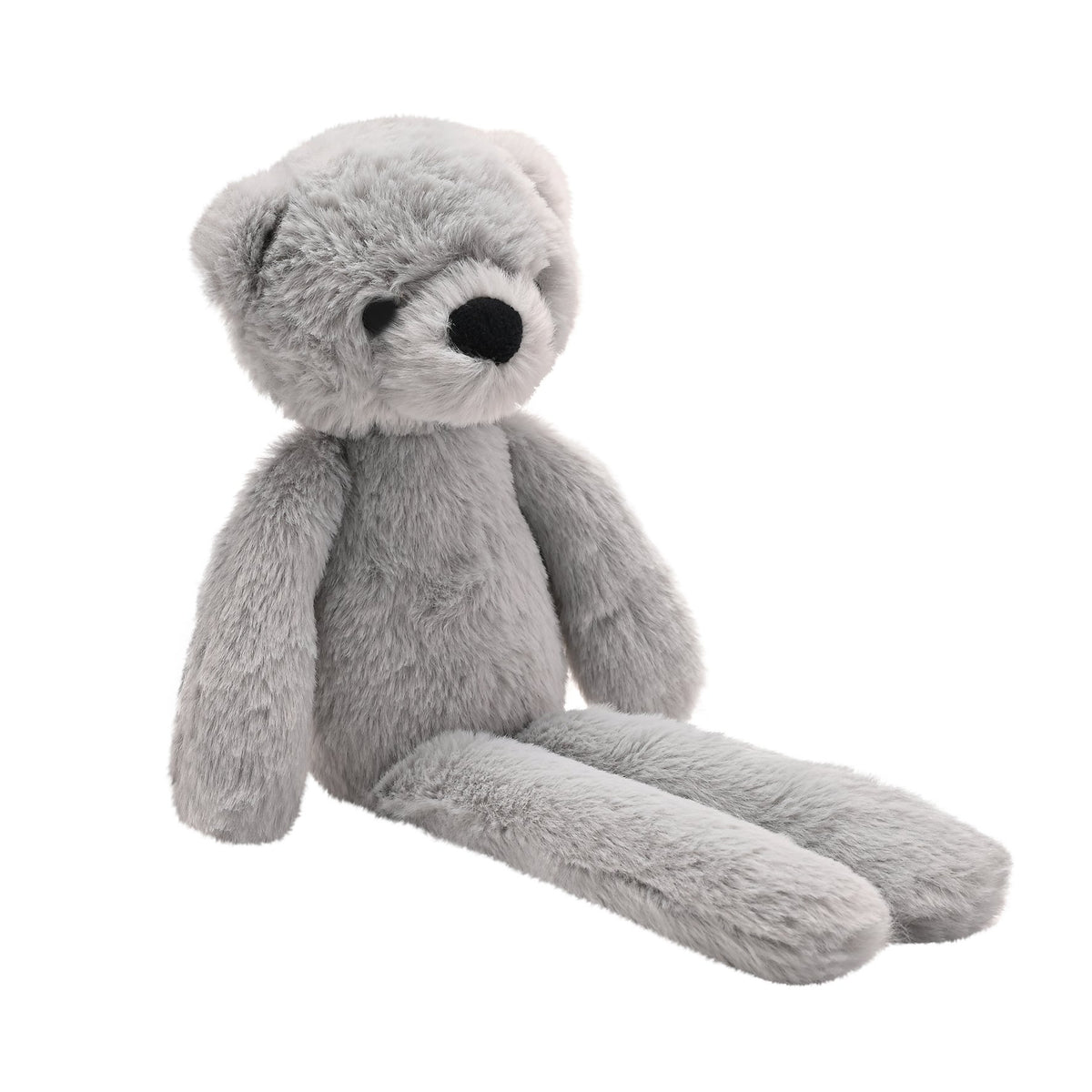 Ste The Plush Long Leg Grey Teddy Bear 12 in