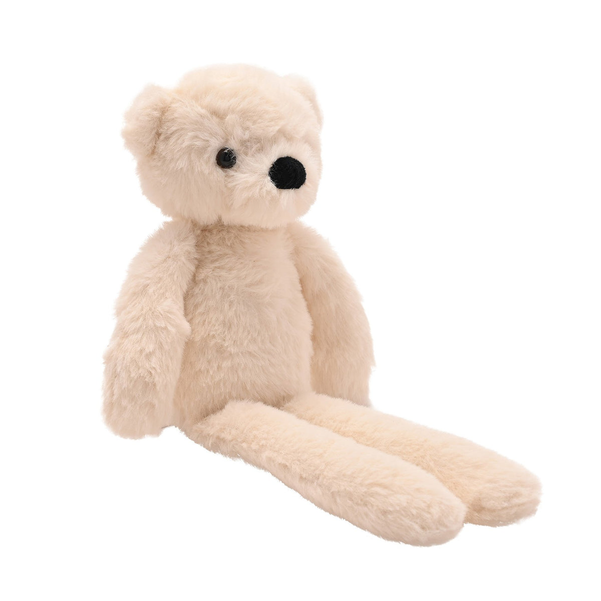 Lola The Long Leg Plush Cream Teddy Bear 12 in