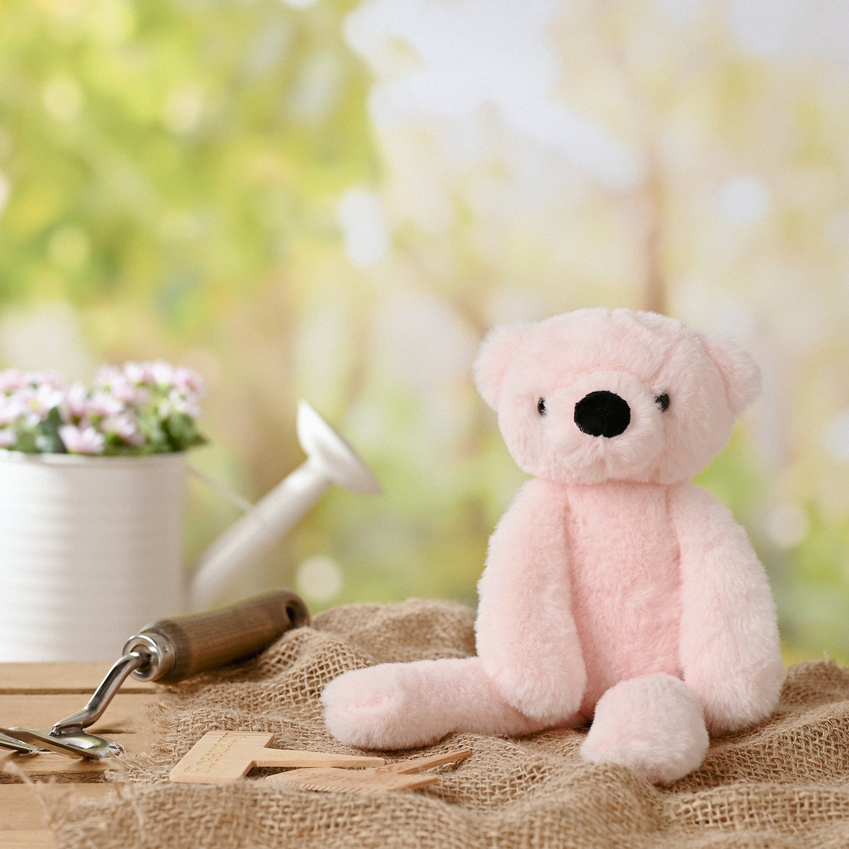 Willow The Plush Long Leg Light Pink Teddy Bear 12 in 2