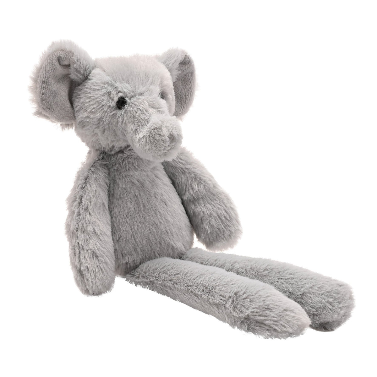 Nelly The Plush Long Leg Grey Elephant 14 in