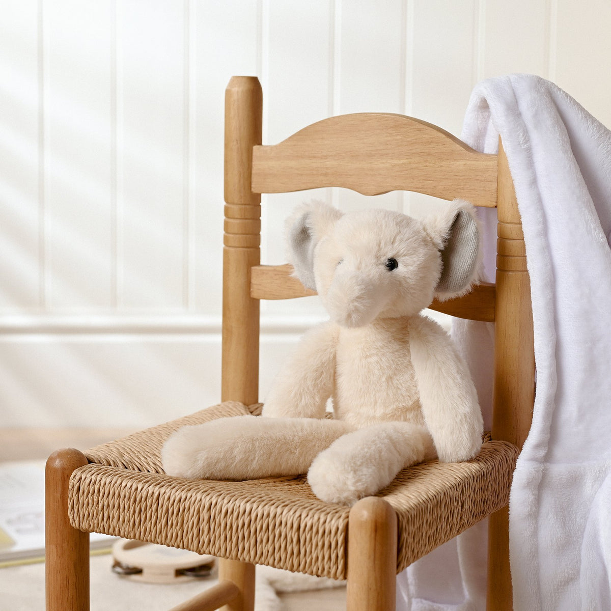 Ellie The Plush Long Leg Cream Elephant 14 in 2