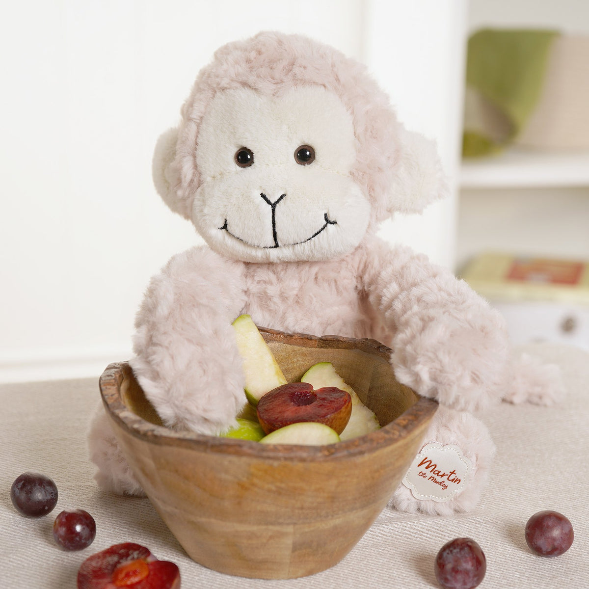 Martin The Plush Sitting Light Brown Monkey 9 in 2