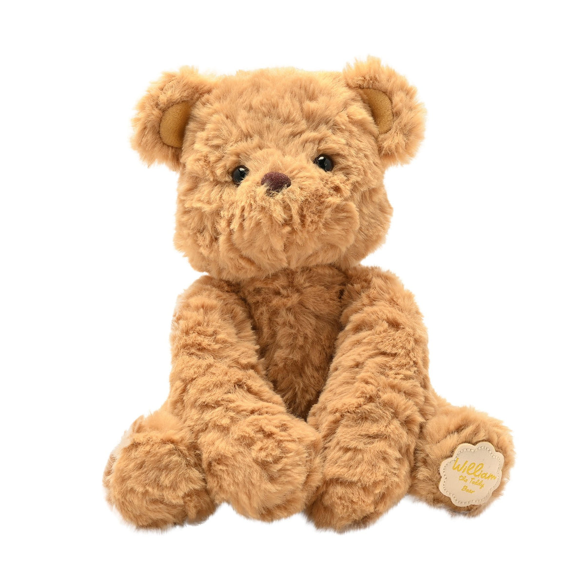 William The Plush Sitting Brown Teddy Bear 9 in
