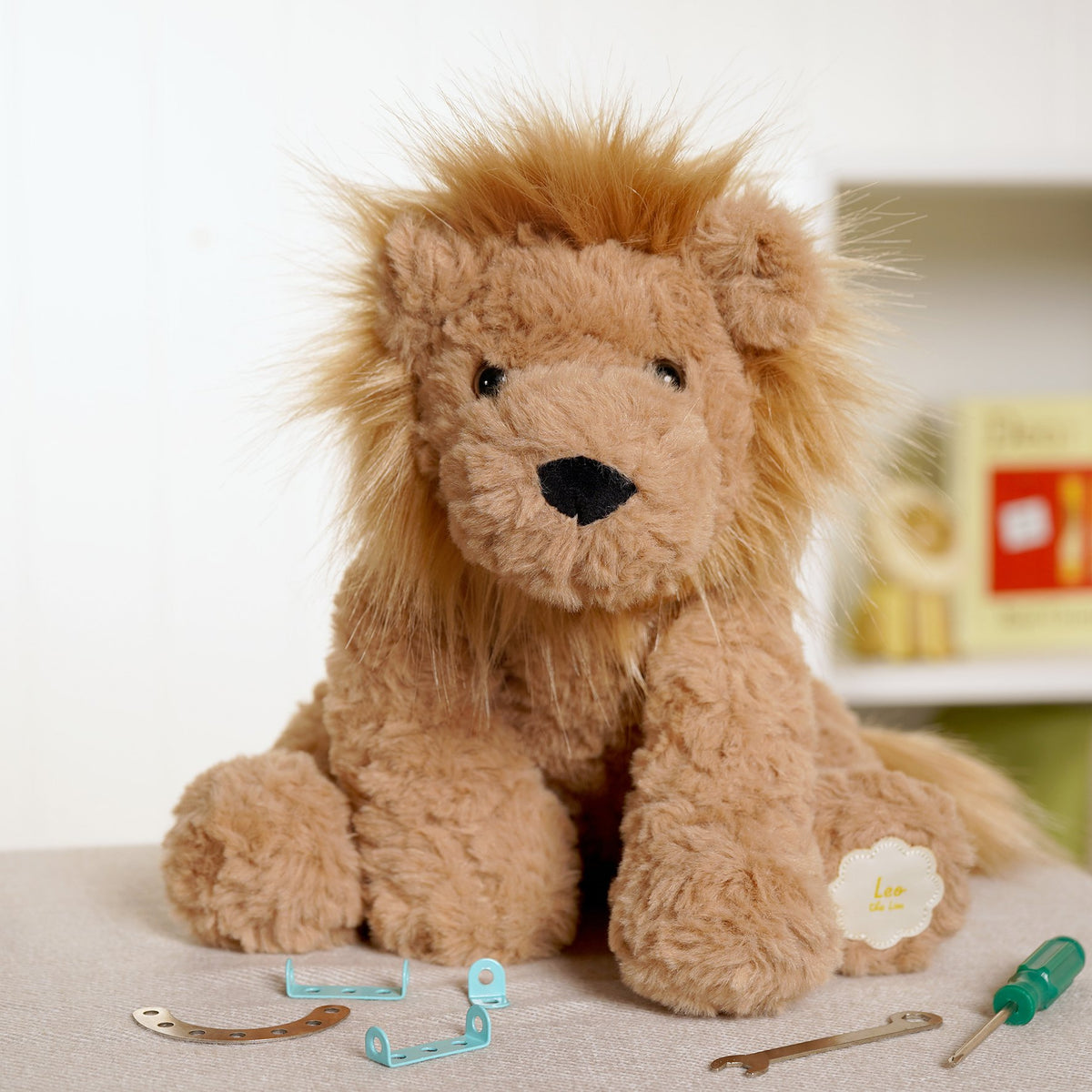 Leo The Plush Sitting Brown Lion 9 in 2