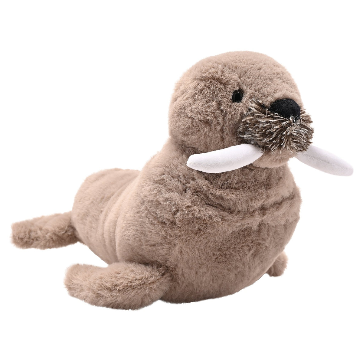 Walter The Plush Brown Walrus Glow In The Dark Teeth 12 in