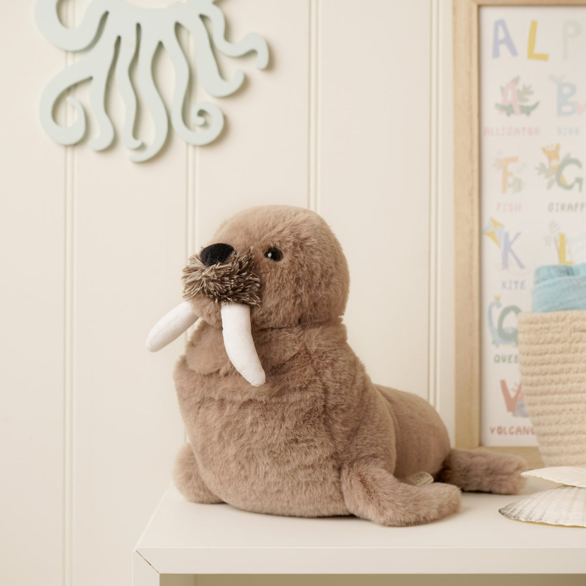 Walter The Plush Brown Walrus Glow In The Dark Teeth 12 in 2