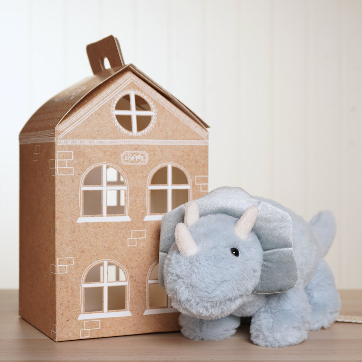 Tyrone The Plush Blue Dinosaur 16 in 5