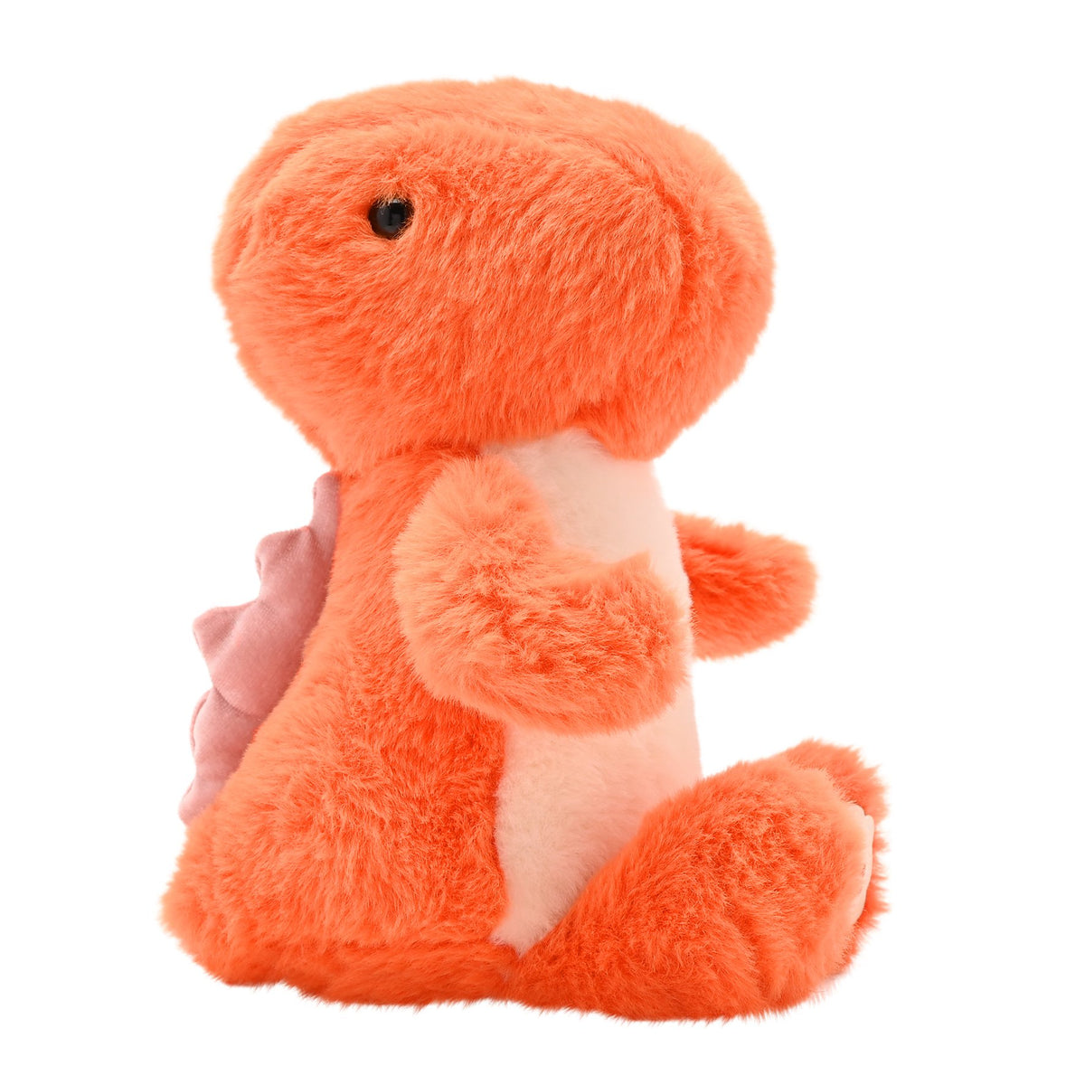 Daphne The Plush Sitting Orange Dinosaur 8 in