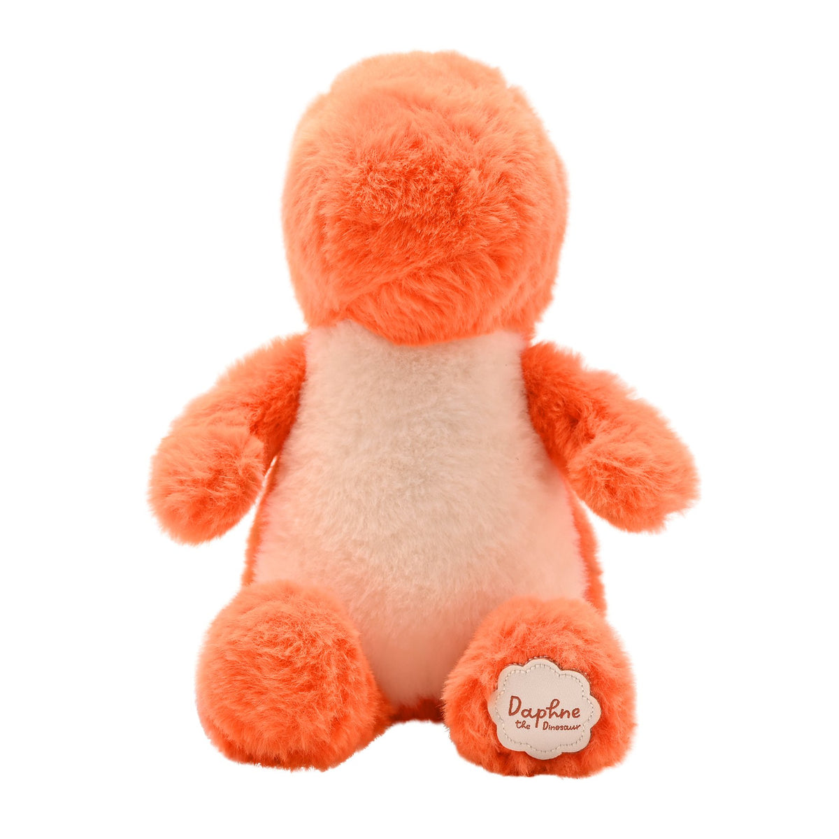 Daphne The Plush Sitting Orange Dinosaur 8 in 2
