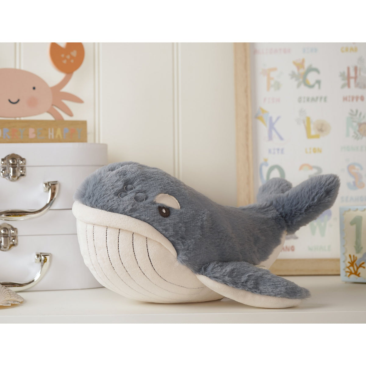 Wilfred The Plush Dark Blue Whale 11 in 2