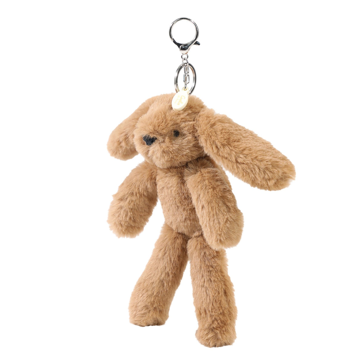 Cookie The Plush Dark Brown Bunny Keyring 2