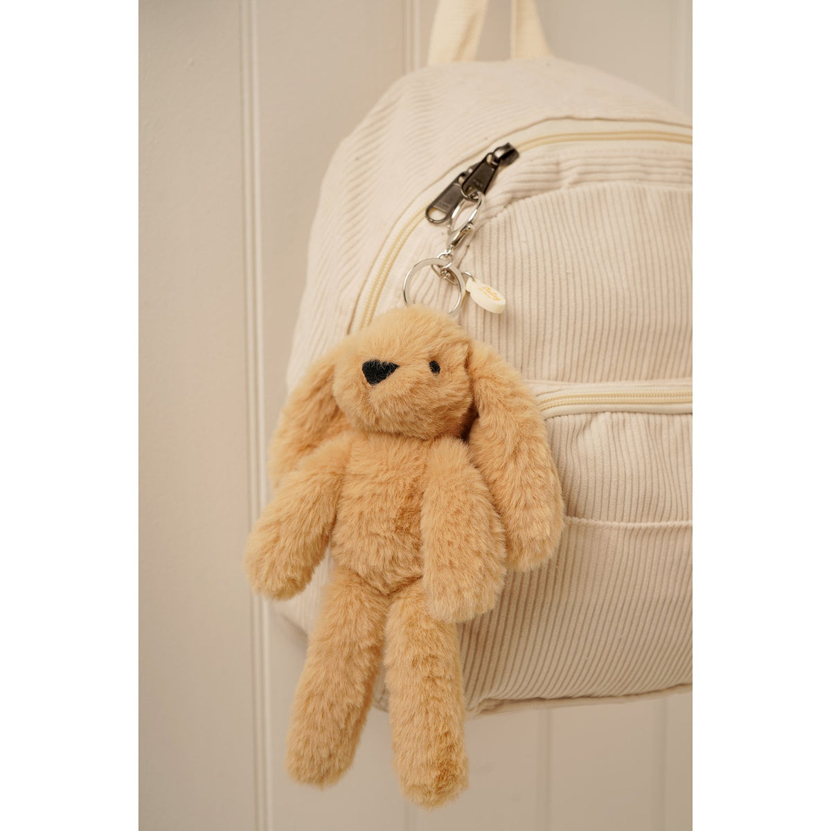 Oatey The Plush Light Brown Bunny Keyring