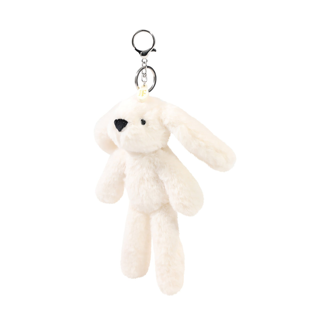 Talia The Plush Cream Bunny Keyring 3