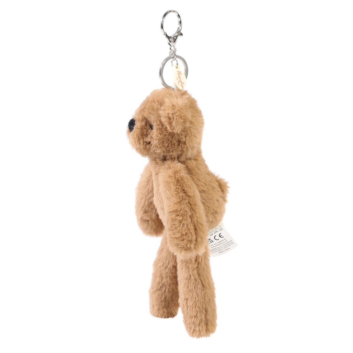 Hampton The Plush Dark Brown Bear Keyring 5