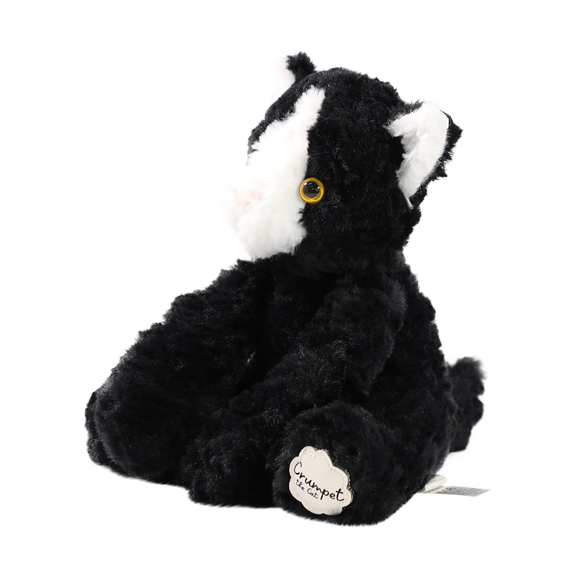 Crumpet The Plush Black and White Cat 3
