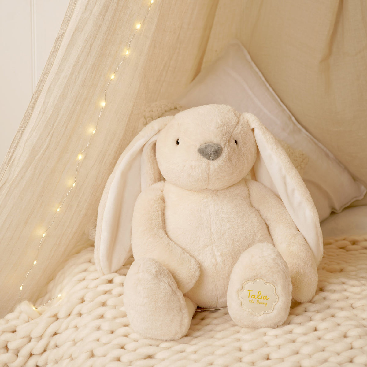 Talia The Plush Cream Big Bunny