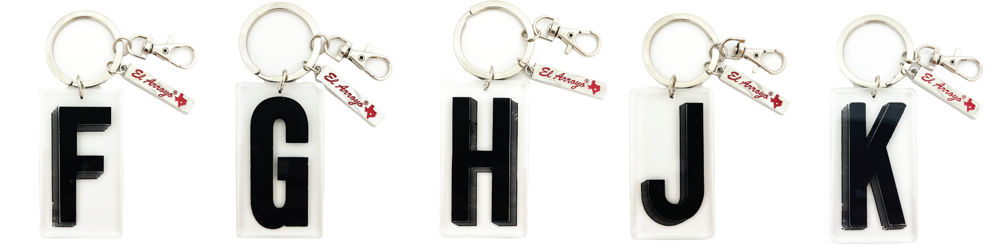 Marquee Letter Keychains - Refill Pre-Pack (20 Assorted Letters)