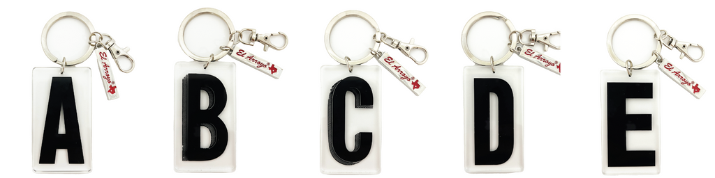 Marquee Letter Keychains - Refill Pre-Pack (20 Assorted Letters)
