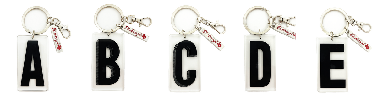 Marquee Letter Keychains - Refill Pre-Pack (20 Assorted Letters)