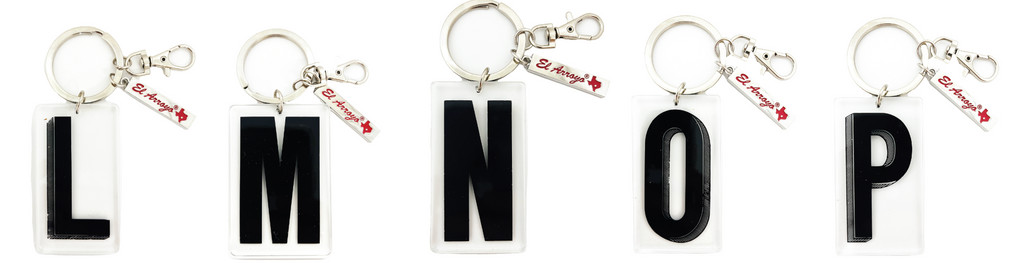 Marquee Letter Keychains - Refill Pre-Pack (20 Assorted Letters)