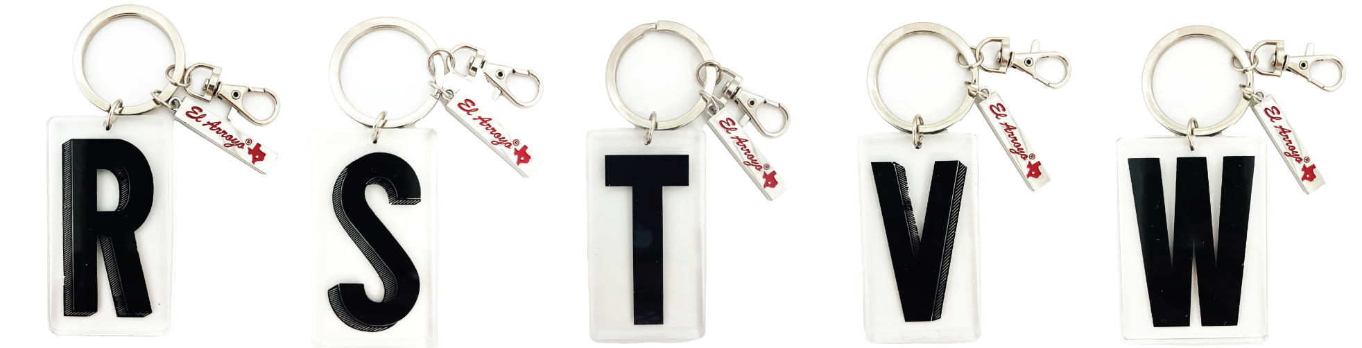 Marquee Letter Keychains - Refill Pre-Pack (20 Assorted Letters)