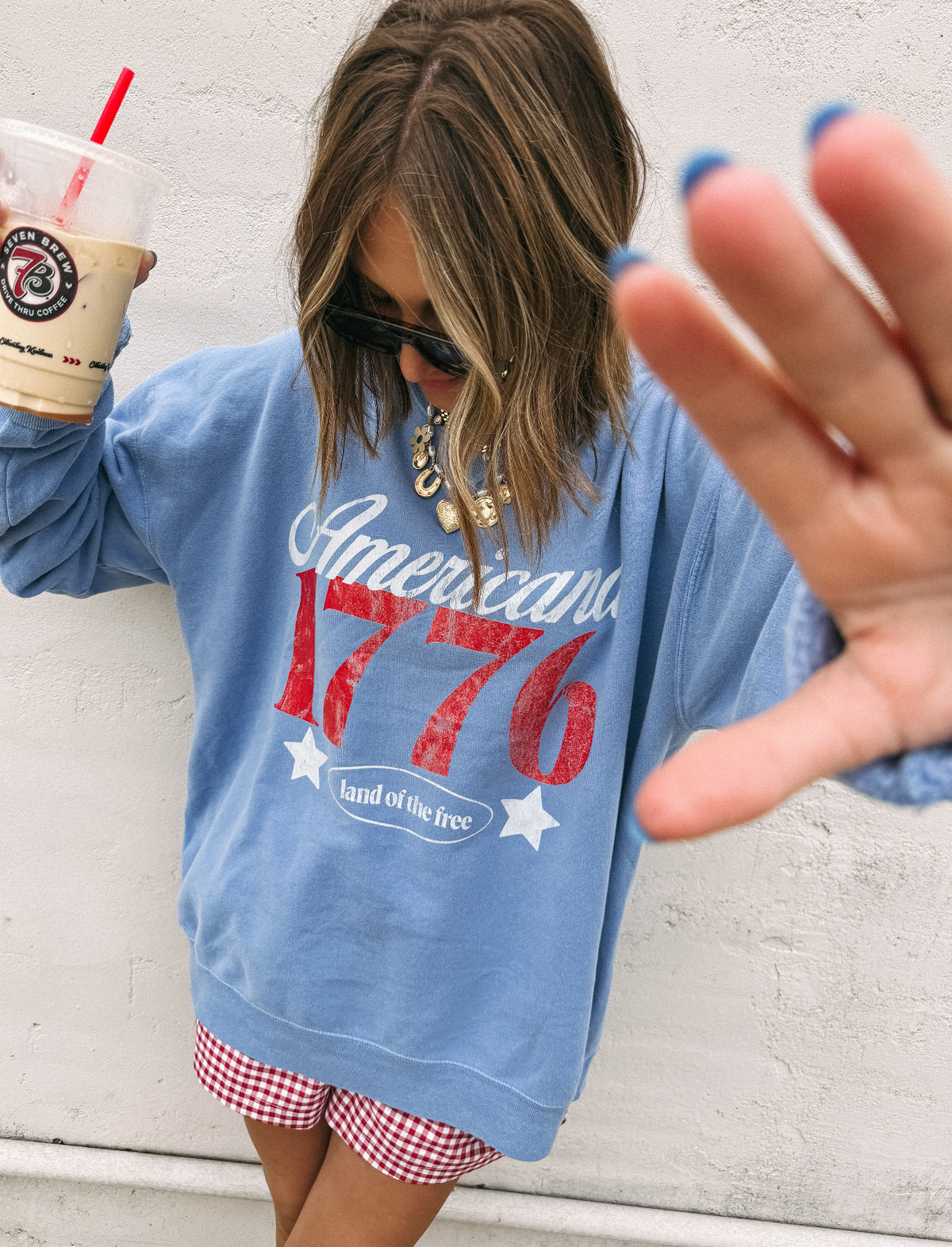 Americana 1776 Sweatshirt - Comfort Wash / Blue