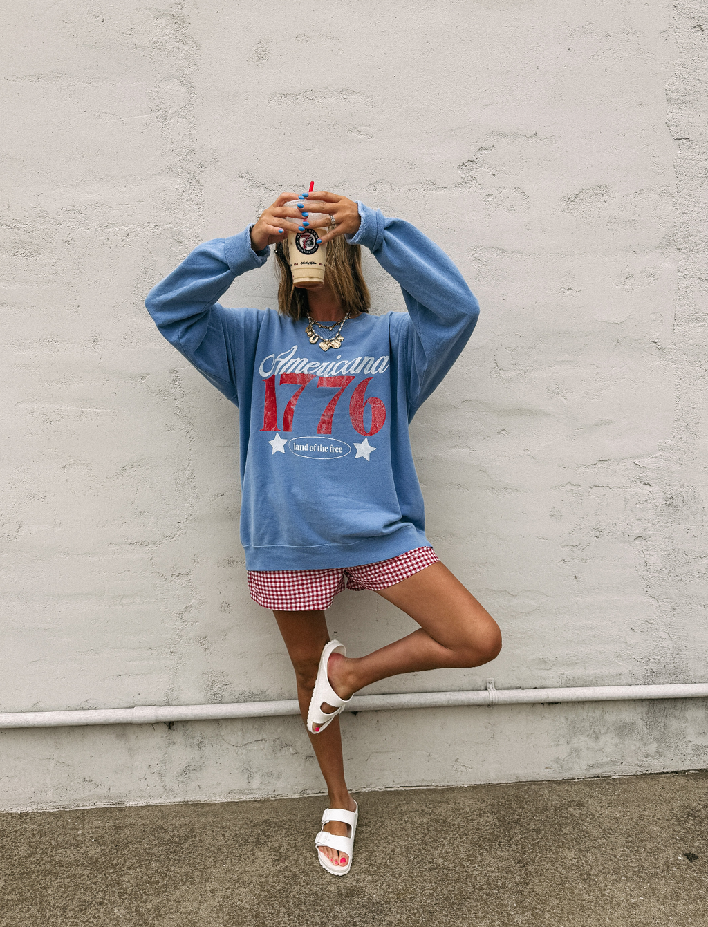 Americana 1776 Sweatshirt - Comfort Wash / Blue
