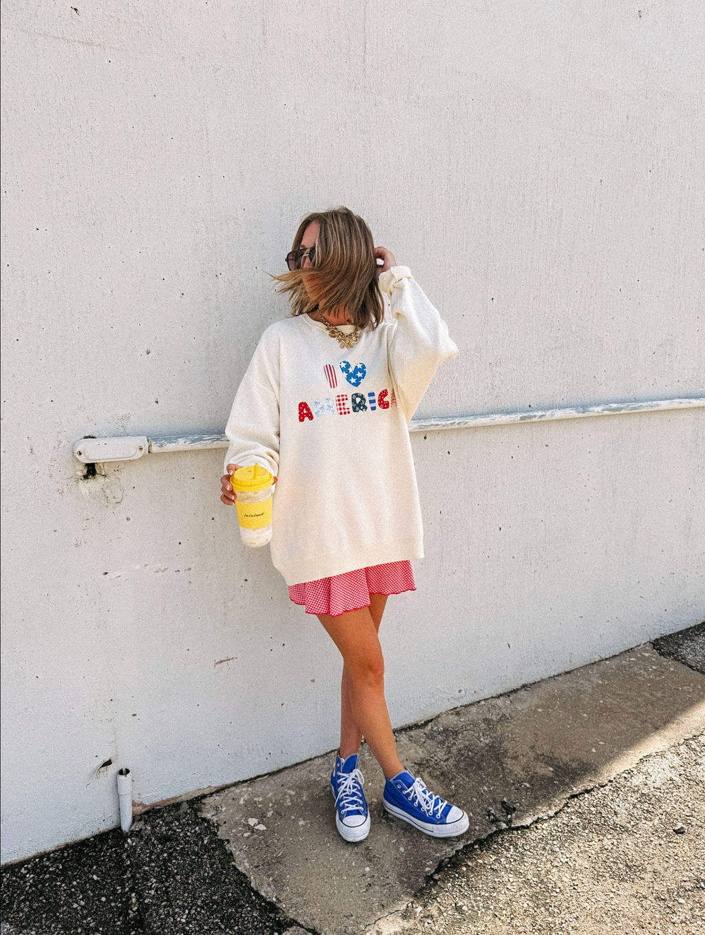 I Love America Sweatshirt - Ivory