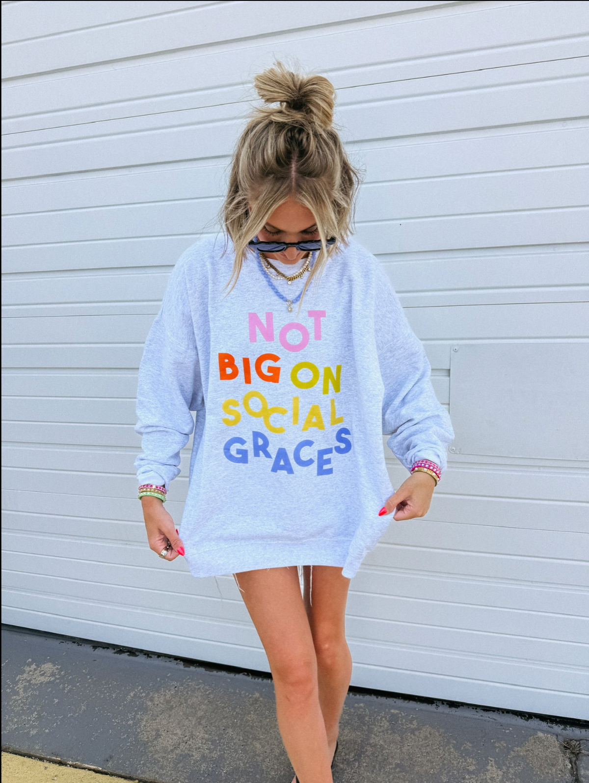 Social Graces Sweatshirt - Ash