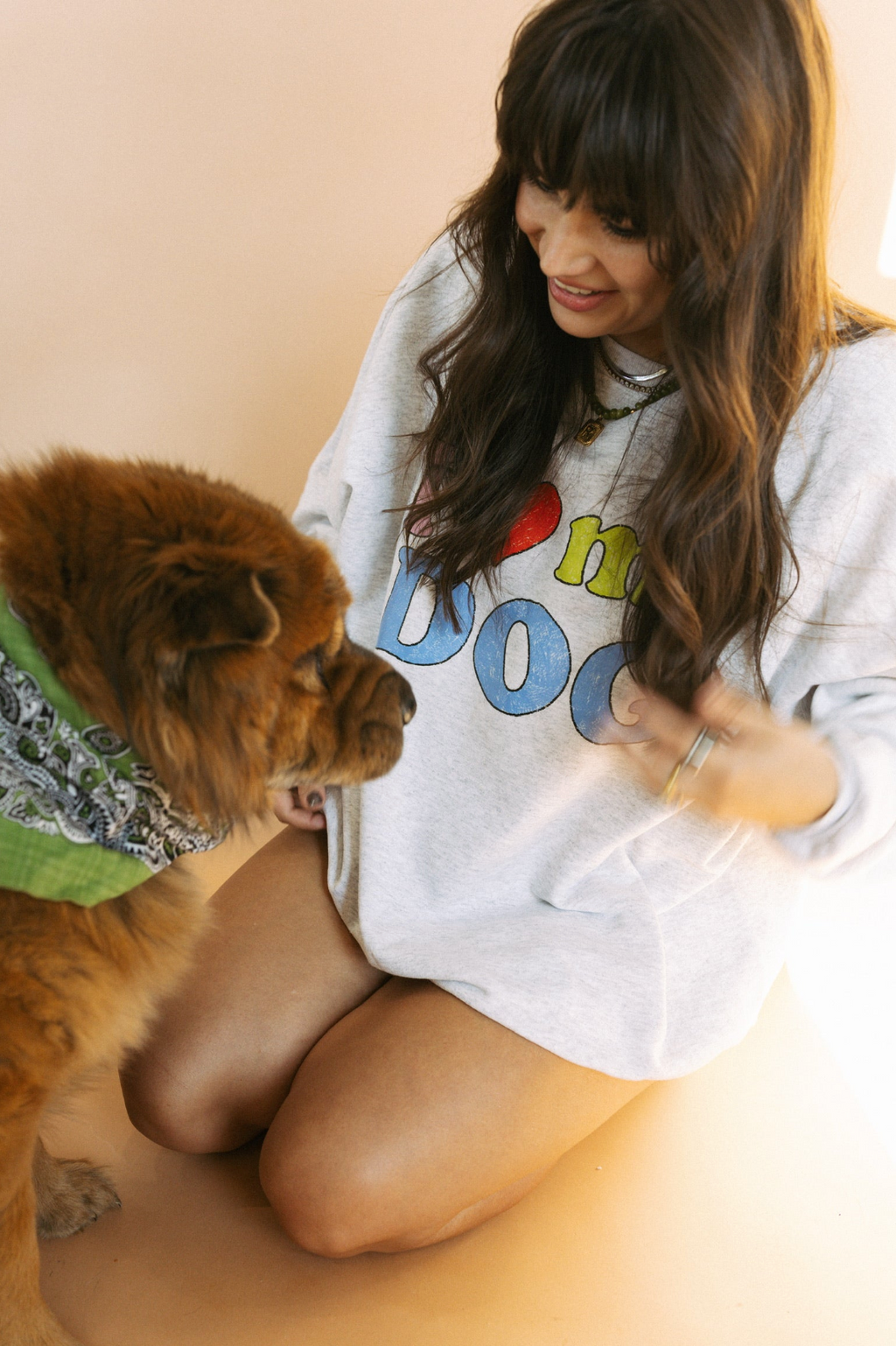 I ♡ My Dog Sweatshirt - Ash