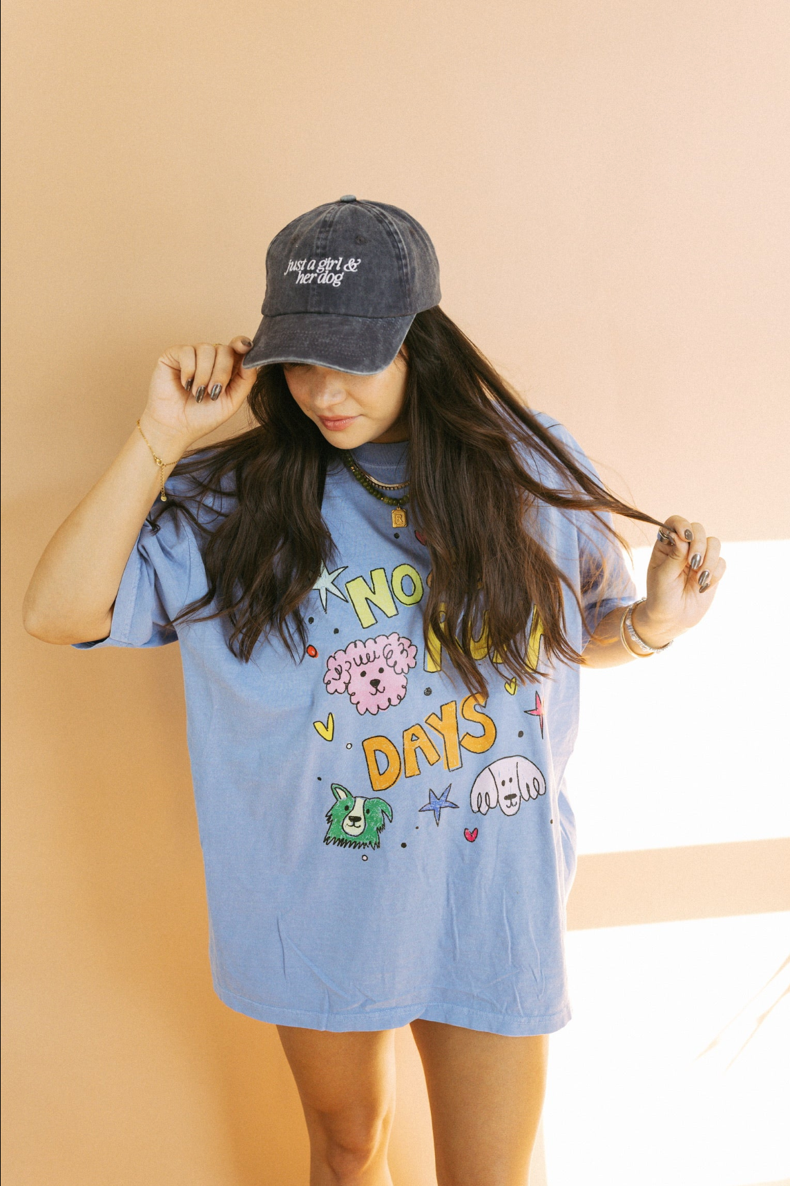 No Ruff Days Graphic Tee - Denim