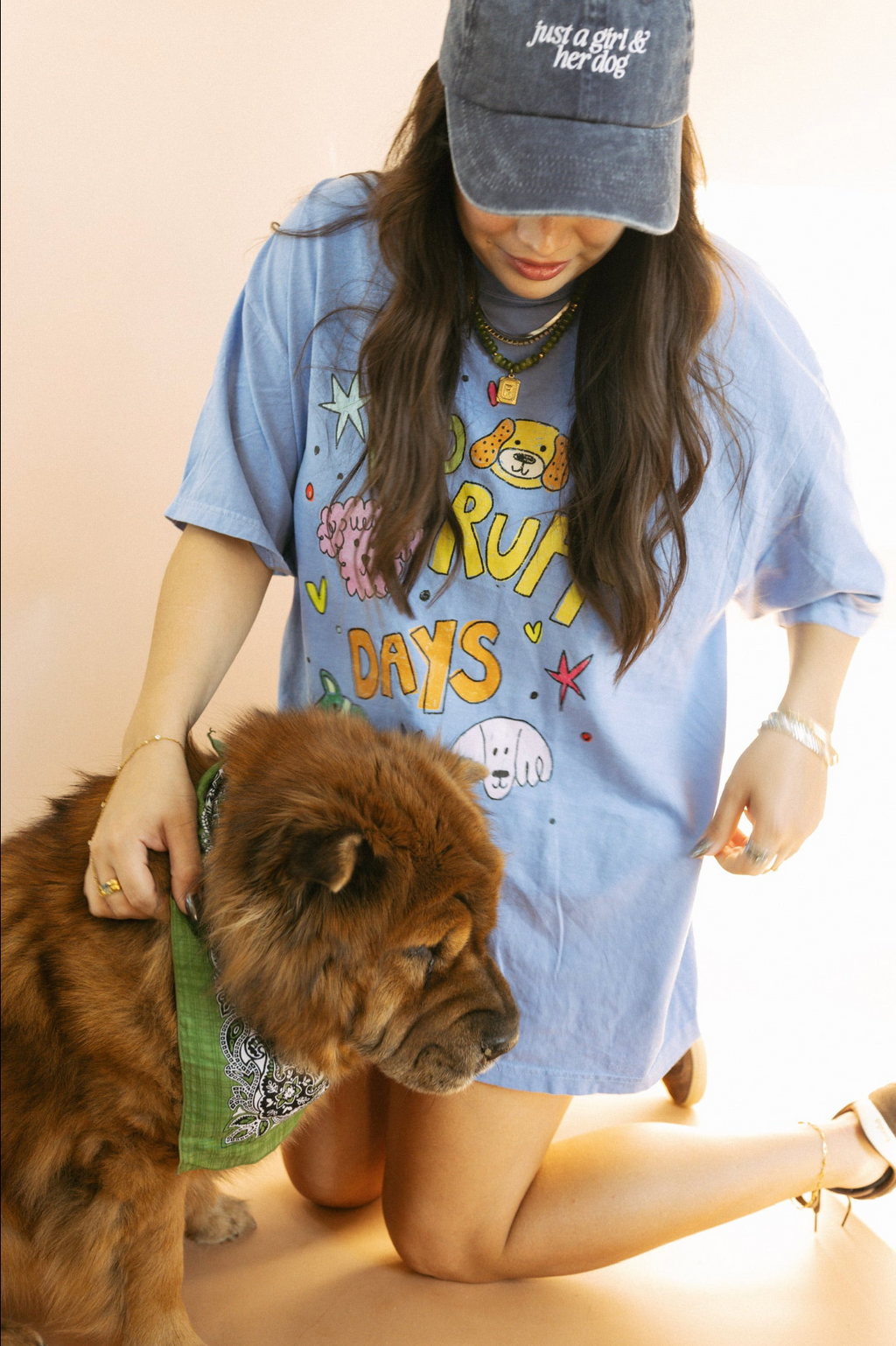 No Ruff Days Graphic Tee - Denim