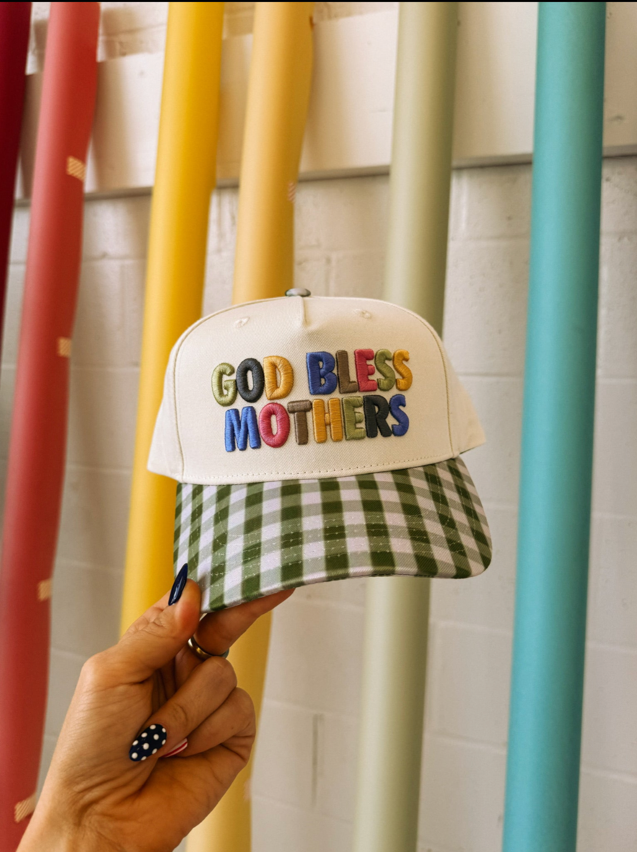 God Bless Mothers Trucker Hat