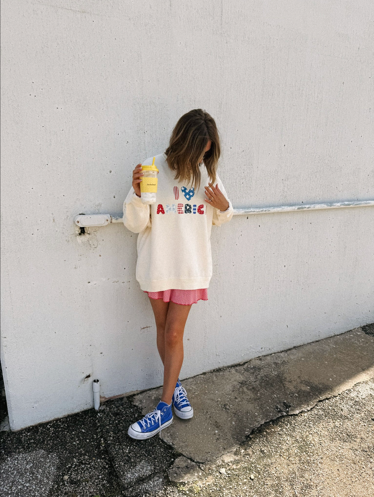 I Love America Sweatshirt - Ivory