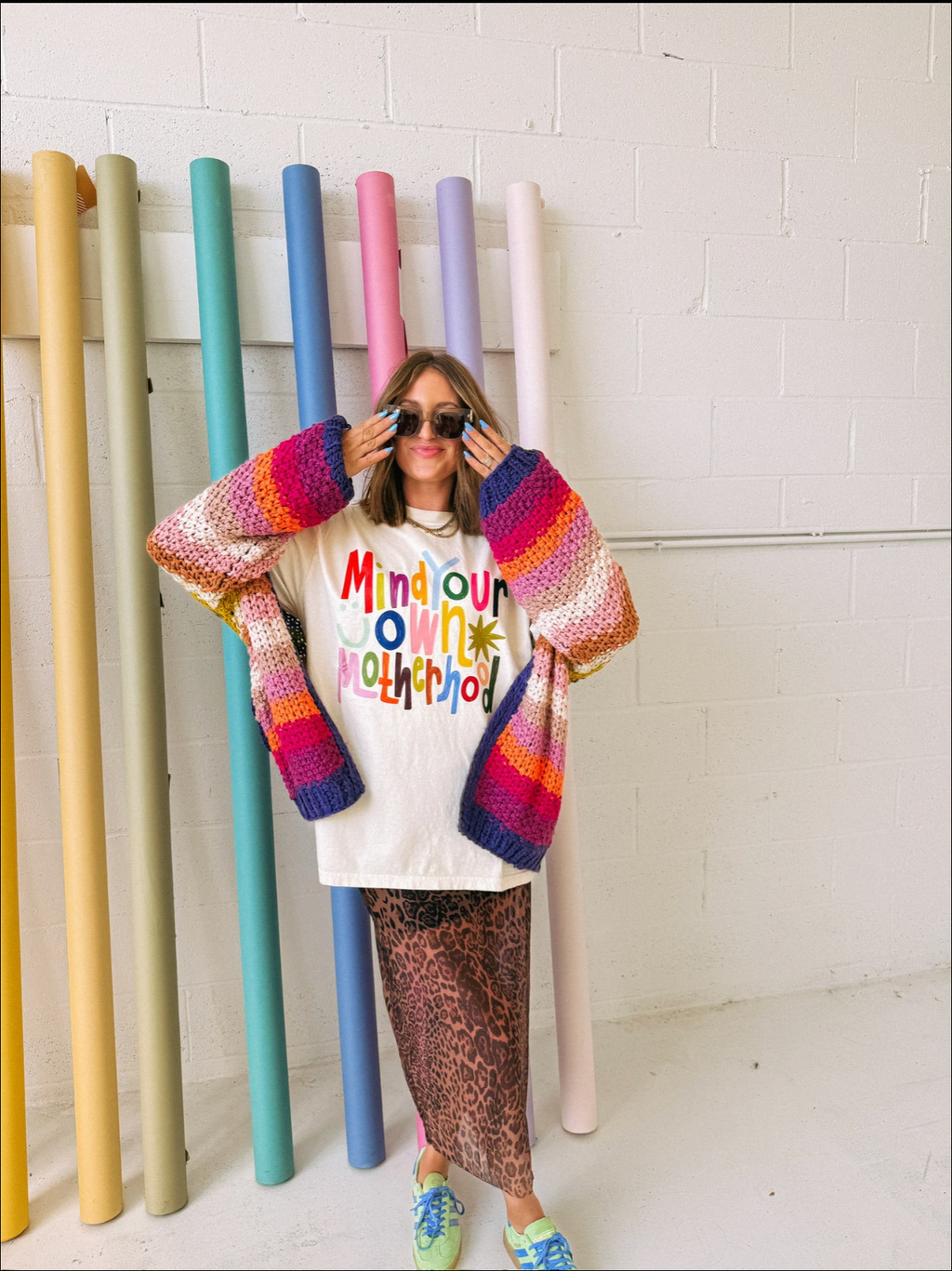 Mind Your Own Motherhood Graphic Tee- Ivory