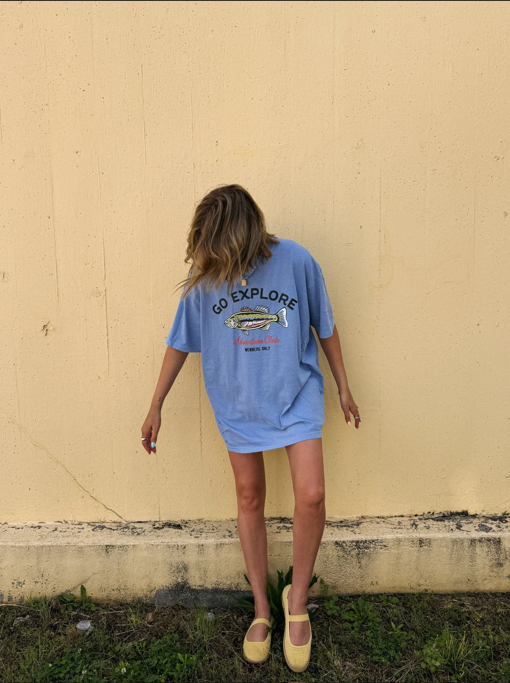 Go Explore Graphic Tee - Denim