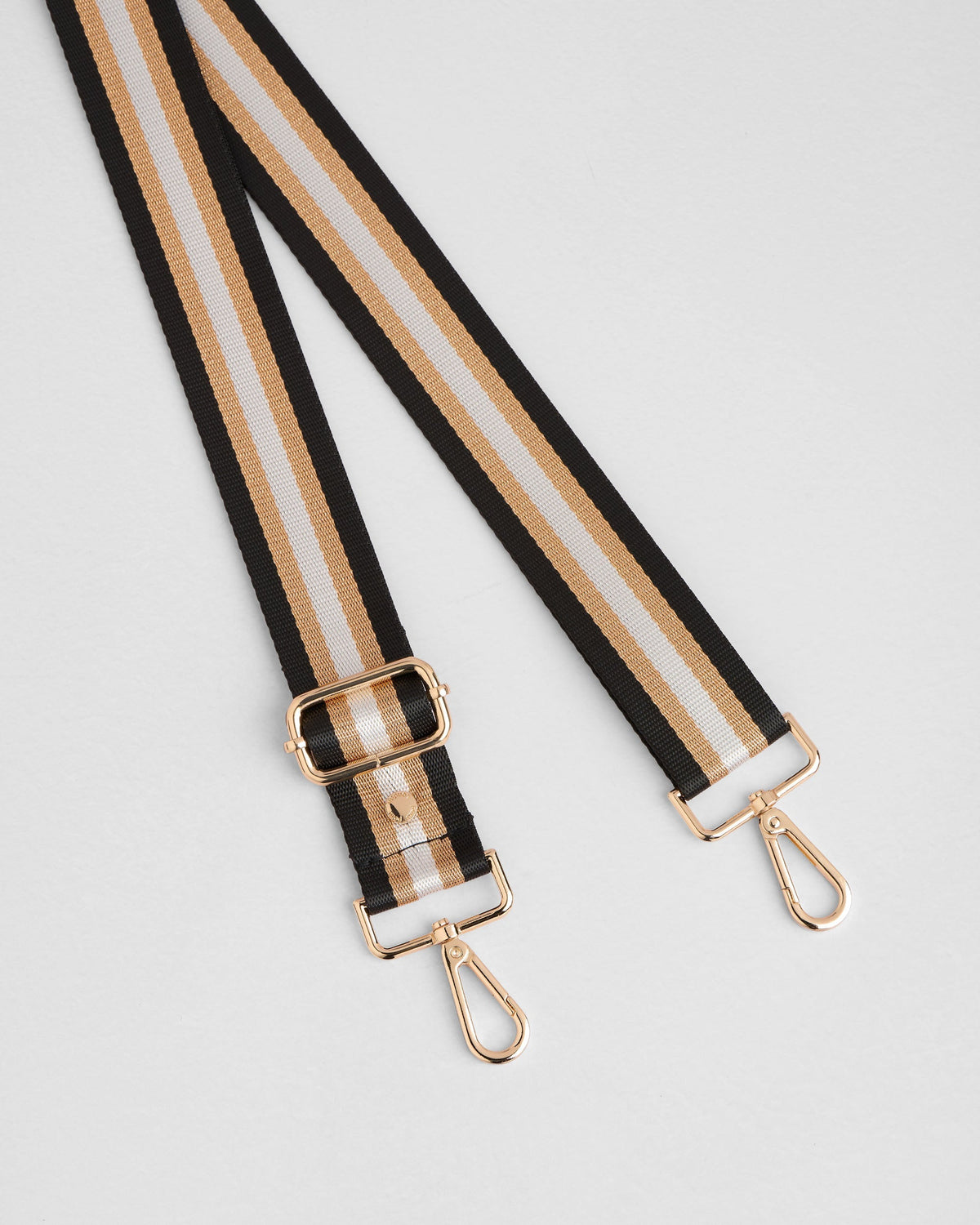 Strap Black Metallic Stripe