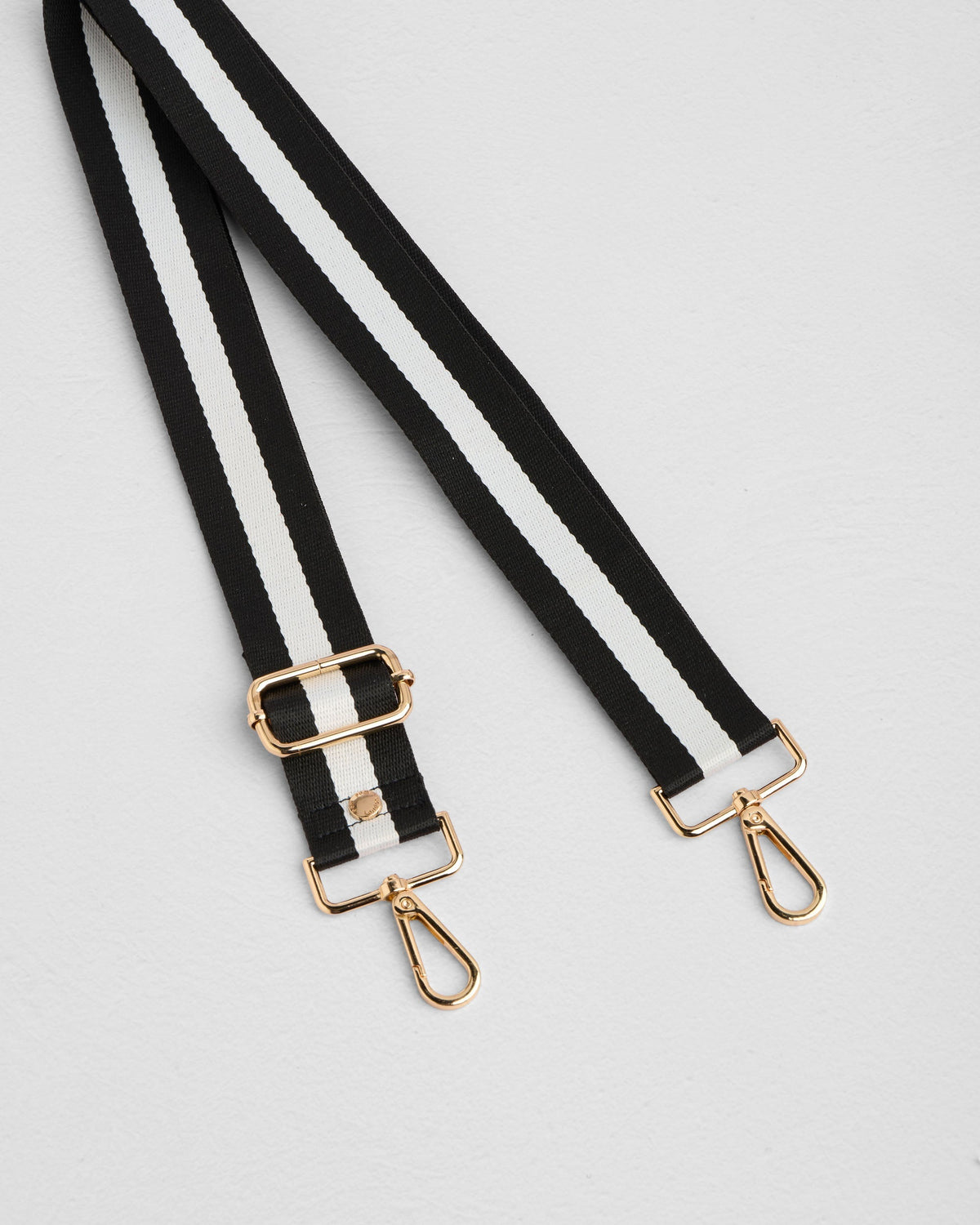 Strap Black & White Stripe