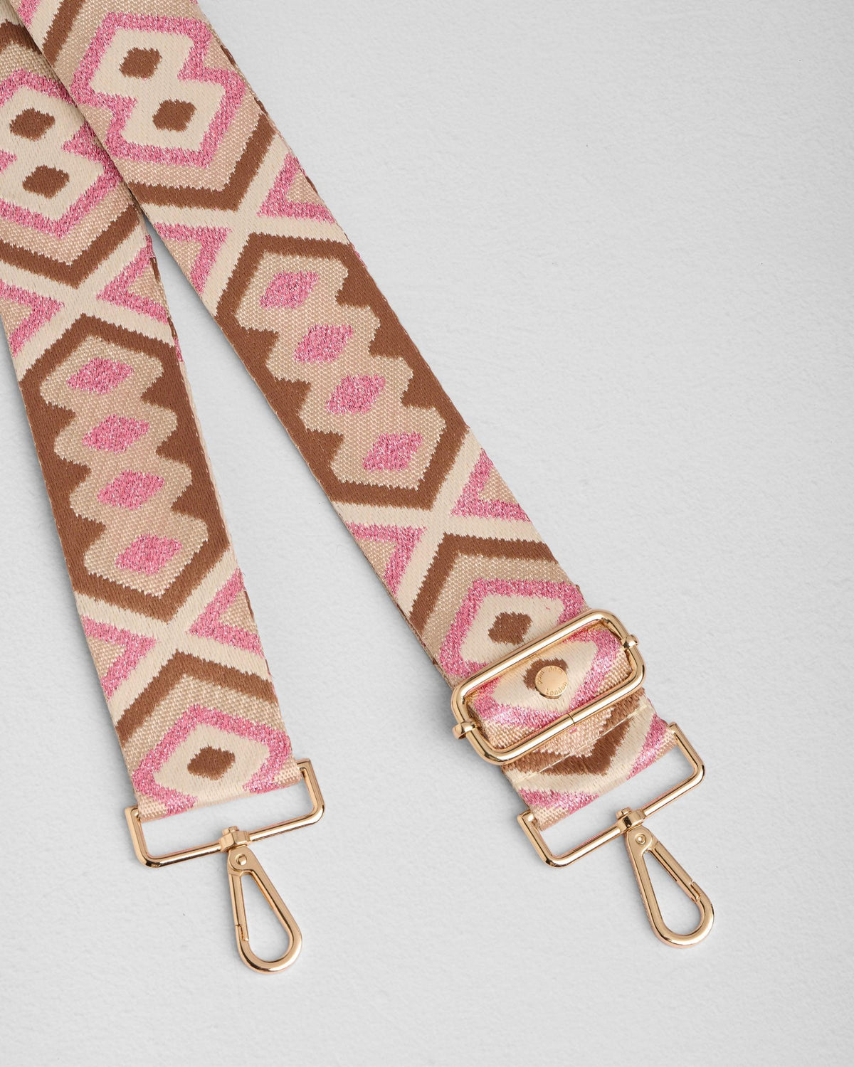 Strap Blossom Pink Glitter Embroidered