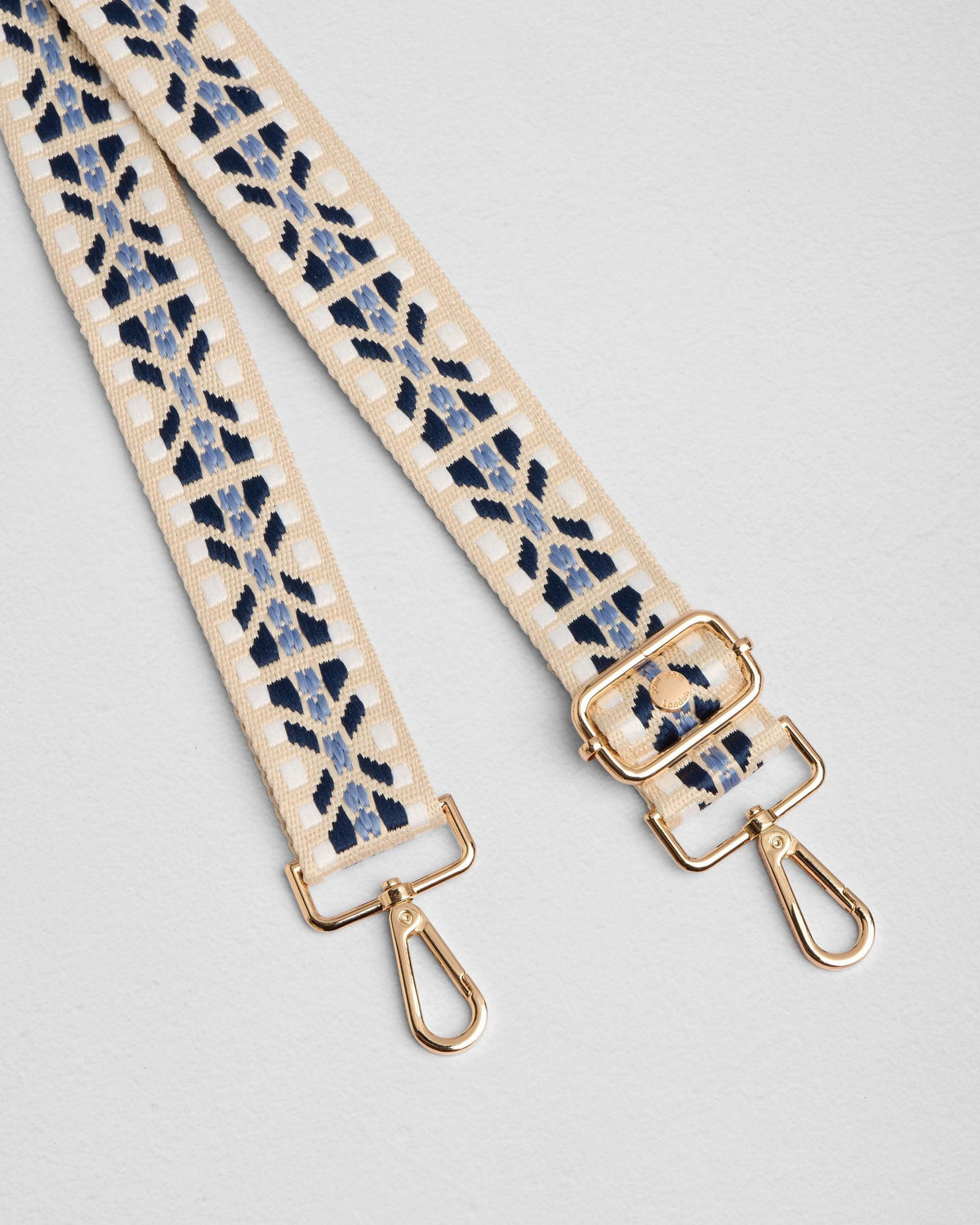 Strap Blue & Navy Stitched