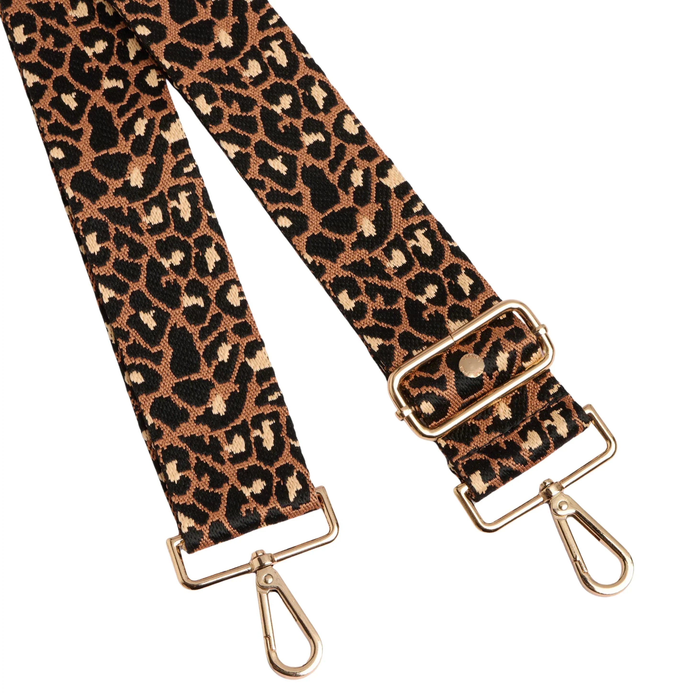 Strap Chestnut Leopard Print