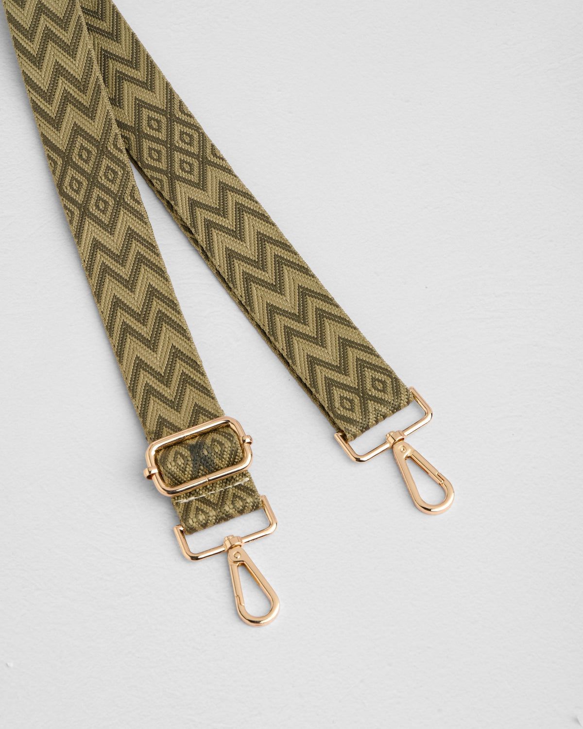Strap Fern Green Zig Zag